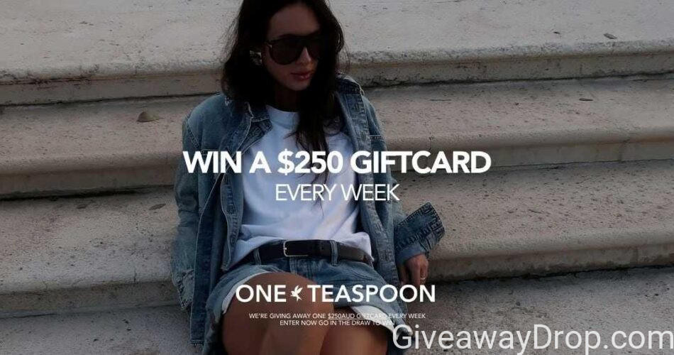 One Teaspoon Win $250AUD Giftcard