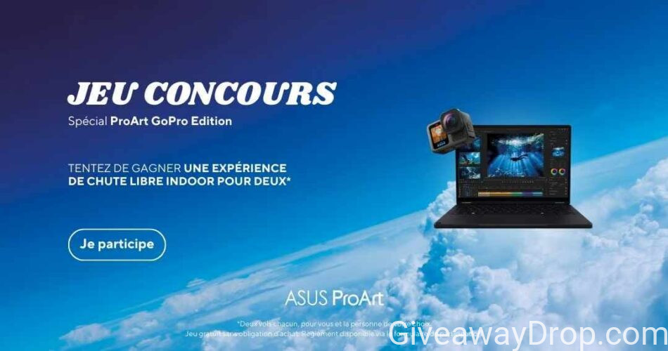 Win an Indoor Skydiving Experience for 2
