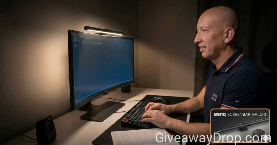 BenQ ScreenBar Halo 2 - Monitor Light Bar Giveaway