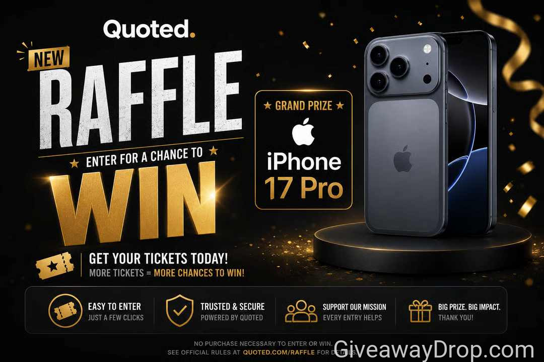 Quoted iPhone 17 Pro Giveaway