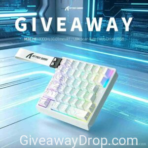 Attack Shark M36HE Keyboard Giveaway