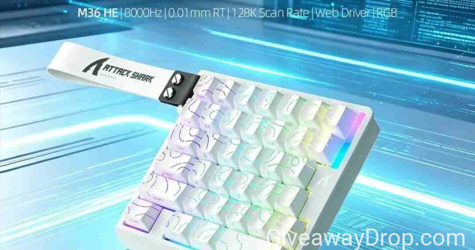 Attack Shark M36HE Keyboard Giveaway