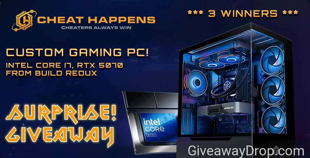 Cheat Happens: Build Redux Custom Gaming PC Giveaway